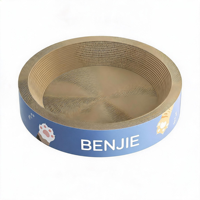 Grattoir rond pour chat et nid pour chat en carton ondulé épaissi, résistant à l'usure, sans éclats, jouet pour chat et fournitures pour animaux de compagnie