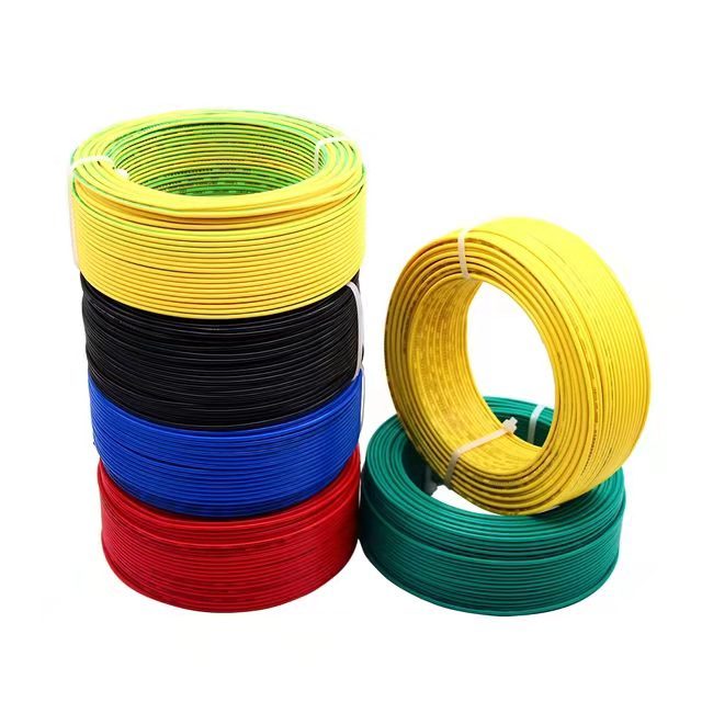 Hot 1.5mm 2.5mm 4mm 6mm 10mm Single Core Solid or Stranded Copper Pvc House Wiring Electrical Cable and Building Wire