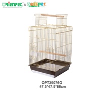 Cage à oiseaux en fil métallique pour animaux de compagnie ORIENPET & OASISPET, vente en gros, type ouverture supérieure, stocks disponibles, OPT39046, produits pour cages à animaux de compagnie