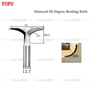 YUFU Diamond Arc Bending Integral Knife 90-Degree Bending Knife Cabinet Arc Knife - Product Image 4