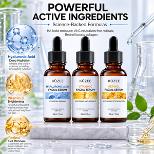 Nuevo Sérum Facial Blanqueador con Vitamina C Orgánica Pura para el Cuidado de la Piel, con Niacinamida, Ácido Hialurónico y Retinol - Product Image 4