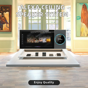 8*30W nhà thông minh Alexa khuếch đại Trần Loa treo tường với IPS hiển thị USB Wifi & ZigBee tuya máy chủ Android hoạt động - Product Image 3