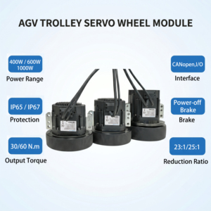 Nuevo Robot AGV AMR KCONBOT, Serie <span class=keywords><strong>MRW</strong></span>, 1000W, 1000kg, Protección IP54, Comunicación CANopen/RS232, Rueda Motriz para Almacén - Product Image 1