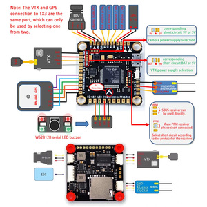 Nhà máy giá rẻ FPV drone RC phụ kiện Stack F405 b55a điều khiển chuyến bay 30x30 FC & ESC Stack cho FPV drone entry-level - Product Image 6