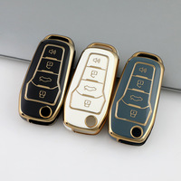 Funda Protectora de TPU Suave Premium para Llaves de Coche Ford, Pegaso, IKCO, FT, DS, con Anillos para Llaves, Bolsa para Llavero, Accesorios Directos de Fábrica
