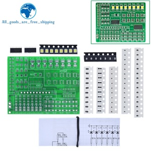 TZT Diy Kit de controlador de luz de 15 colores 1801 <span class=keywords><strong>SMD</strong></span> componente soldadura práctica tablero partes Kit de producción electrónica - Product Image 6
