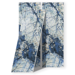 <span class=keywords><strong>Marmo</strong></span> bianco con venature blu piastrelle Decorative per pavimenti in gres porcellanato all'ingrosso di grande formato - Product Image 5