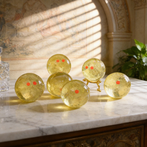 Esfera de Citrino Natural de Alta Calidad, Cristal Pulido, para Reiki y Feng Shui - Product Image 5