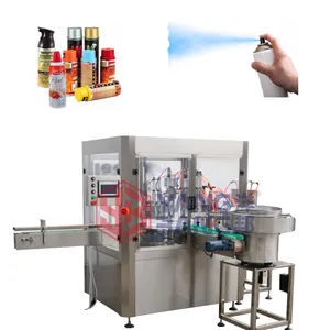 JB-PW2 Full Automatic Manual Cans Gas Aerosol Spray Can Paint Filling Machine
