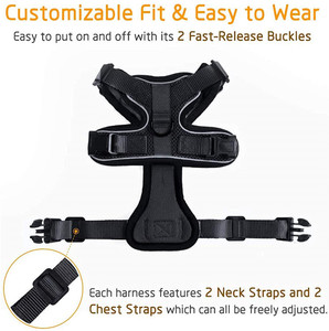 Pet Travel Simple Adjustable <strong>Cat</strong> Vest <strong>Harness</strong> with Iron Polyester Mesh Escape Proof Ribbons Decoration Leash Set for Walking - Product Image 3