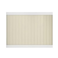 Clôture en vinyle PVC Aochi Lattice Top Fence, clôture en plastique pour l'intimité, fabrication chinoise, design nouveau, clôture de jardin blanche, résistante aux UV, non enduite, prix bas.