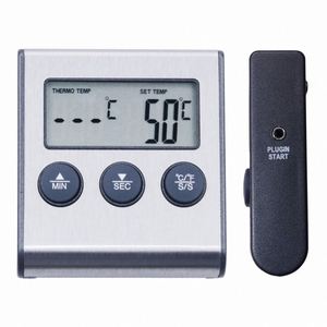 I-0679 Termómetro Digital de Acero Inoxidable con Sonda Única, Pantalla LCD, Funciona con Batería, Rango de -50-300°C, para Cocina y Fábrica, Superventas - Product Image 5