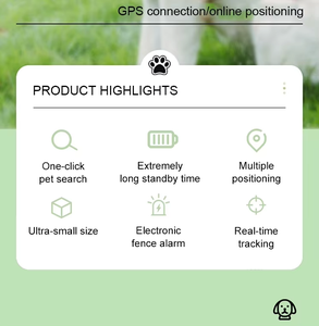 Thông minh vật nuôi chống mất thiết bị vật nuôi <span class=keywords><strong>Tracker</strong></span> GPS Beidou GLONASS Dog Locator <span class=keywords><strong>Tracker</strong></span> cho nhỏ Con Mèo con chó - Product Image 5