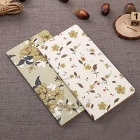 Carnet d'étudiant personnalisé à 48 pages avec reliure cousue, couverture en cuir PU et papier kraft, vente en gros d'usine, 172*90 mm