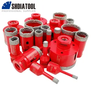 Vacuum Brazed Diamond Core Drill Bits Diameter 6-125mm For Stone Granite Marble And Porcelain Ceramic Tile