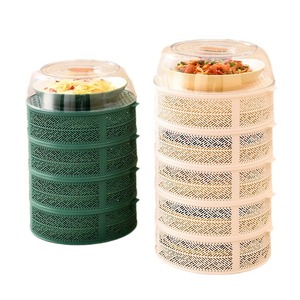 <b>Stackable</b> Food <b>Storage</b> <b>Container</b> Round With Clip-on Lid For Home Kitchen Use - Product Image 5