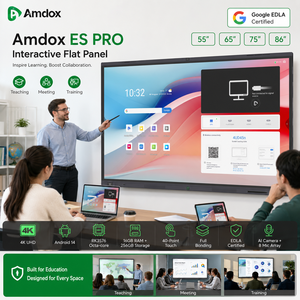 Tableau interactif intelligent à écran tactile 4K HD de 65 pouces, écran tactile interactif pour l'école maternelle, tableau interactif intelligent <span class=keywords><strong>BenQ</strong></span> de 75 pouces - Product Image 1