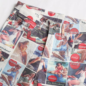 AeeDenim logotipo personalizado nuevo álbum impresión Cola Girl exportación transfronteriza Comercio electrónico rojo elástico hombres Denim <span class=keywords><strong>Jeans</strong></span> - Product Image 6