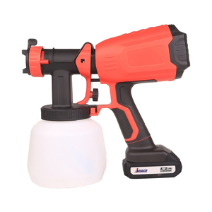 Pistolet de pulvérisation électrique portable 20V HVLP, pulvérisateur de <span class=keywords><strong>peinture</strong></span> sans fil DC sans balais, économique, capacité du gobelet 1200ml, qualité industrielle DIY - Product Image 4