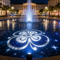 Projecteur de logo HD étanche IP65 60W, lumière publicitaire extérieure, projecteur Gobo, motif au sol, projecteurs personnalisés
