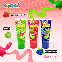 Bonbons en gros, étiquette privée personnalisée, nouveau dentifrice liquide, bonbons rafraîchissants, bonbons pour enfants, jouet, confiture acide aux saveurs de fruits mélangés