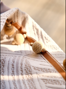 Rideau Moderne Velouté Crème Design Teint en Fil <span class=keywords><strong>Epais</strong></span> Beige <span class=keywords><strong>Double</strong></span> Couche <span class=keywords><strong>Rideaux</strong></span> <span class=keywords><strong>pour</strong></span> Chambre Salon - Product Image 3