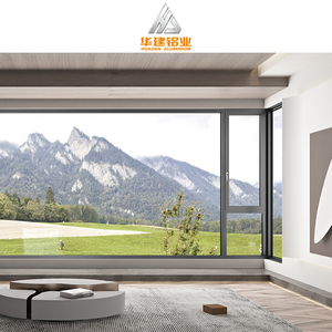 Cửa Sổ xoay nhôm hiện đại với khóa bảo mật chống cháy và cách âm Swing phong cách mở và thiết kế màn hình - Product Image 2