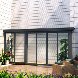 Véranda de haute qualité en aluminium 6063, verre Low-E à économie <span class=keywords><strong>d</strong></span>'énergie, jardin <span class=keywords><strong>d</strong></span>'hiver pour résidence - Product Image 5