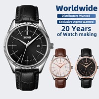 Montre à quartz SKMEI 9298 avec cadran lumineux, accessoire de mode pour les professionnels modernes, idéale pour les voyages d'affaires et le suivi de l'agenda quotidien