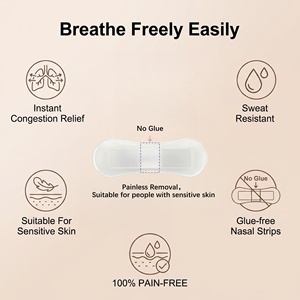 Bandes nasales innovantes HLK sans colle, retrait indolore, hypoallergéniques, pour peaux sensibles, pour améliorer la respiration - Product Image 3