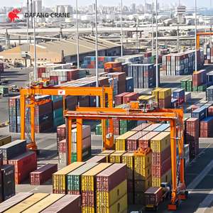 Nuevo diseño 20 Ton 40 Ton 50Ton 60 Ton RTG Grúa de pórtico de contenedor con neumáticos de goma automatizada Precio para manejo de contenedores de riel - Product Image 6