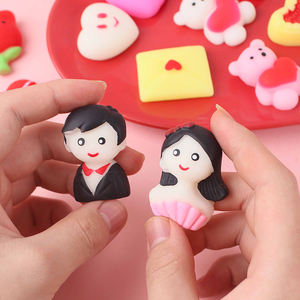 โมจิสควิชชี่วาเลนไทน์ ของเล่นบีบเล่นนุ่มนิ่มน่ารัก บรรเทาความเครียด ลดความวิตกกังวล สำหรับเด็ก ของชำร่วยงานปาร์ตี้ - Product Image 3