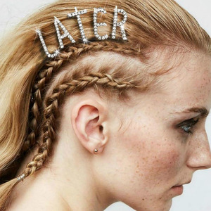 Kẹp Tóc Chữ Cái Đầu Tiên Thời Trang Đám Cưới Tự Làm Kẹp Tóc Đính Đá Kim Cương Pha Lê Kẹp Tóc Dễ Thương Cho Nữ - Product Image 3