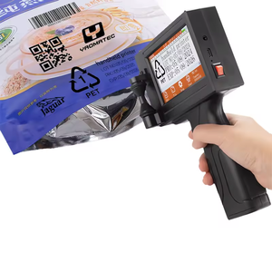 Yaomatec <span class=keywords><strong>YS300</strong></span> 12.7MM anglais plastique bois métal QR Code code à barres numéro Date imprimante thermique portable - Product Image 2