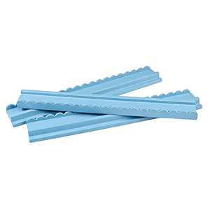 Juego de 4 soportes y empujadores de madera para mahjong, <span class=keywords><strong>con</strong></span> diseño festoneado, color rosa claro, 20 pulgadas - Product Image 2