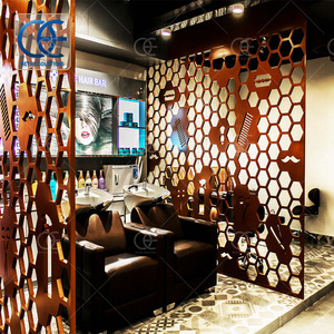 Estante de exhibición de <span class=keywords><strong>pared</strong></span> para salón de belleza, mueble de salón de belleza - Product Image 2