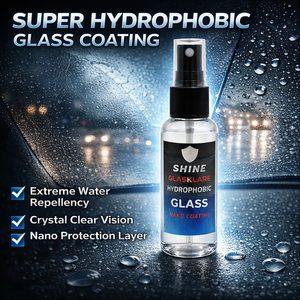 Spray Repelente de Agua para Parabrisas de Coche 50ML, Revestimiento Nano de Vidrio Hidrofóbico, Protección contra la Lluvia, Antivaho, Visión Clara para Coches Nuevos y Usados - Product Image 2
