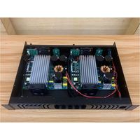 AX-4800 4 Kanal 800W D Sınıfı Güç Amplifikatörü Raf Tipi Stereo/Köprü PA Amfisi Sahne Hoparlörleri için