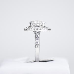 S925 Oval Shape <b>Moissanite</b> <b>Ring</b> Gemstone Fine Quality Lady's <b>Ring</b> - Product Image 4