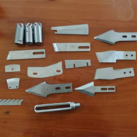 Taille personnalisée pour l'industrie Lame de coupe pour ailes de cuisses de poulet et de canard Couteaux de transformation de volaille pour ligne d'abattage à la machine Marel