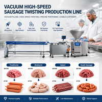 Machine automatique de fabrication de saucisses, équipement de remplissage, de ligature et de clipage de saucisses, ligne industrielle de transformation de viande, pompe à moteur d'usine