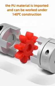 Tùy chỉnh độ chính xác gr38 thép linh hoạt khớp nối rãnh then truyền chống rung rotex cong hàm khớp nối cho máy xay sinh tố OEM - Product Image 4