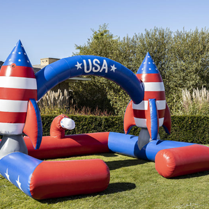 Fiesta comercial al aire libre alquiler cumpleaños inflable Bubble <span class=keywords><strong>Park</strong></span> EE. UU. para niños y adultos - Product Image 2