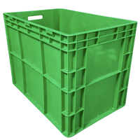 Panier de rangement en plastique recyclable de 600*400*450 mm, norme européenne, pour outils électroniques
