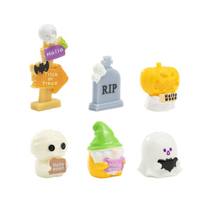 Gnomo Momia en Miniatura para Decoración de Mesa de Halloween <span class=keywords><strong>con</strong></span> Letrero, Accesorio Decorativo - Product Image 5