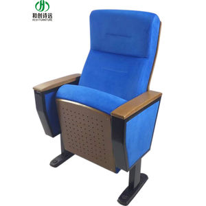 Venta directa de fábrica, sillas de auditorio de Metal personalizadas, nuevo diseño, muebles de Teatro de tela de estilo tradicional para uso en salas apilables - Product Image 3