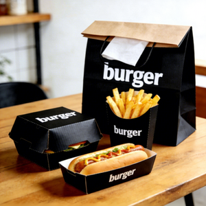 Kemasan Makanan Cepat Saji Sekali Pakai untuk Restoran Hot Dog, Ayam Goreng, dan Burger - Product Image 6