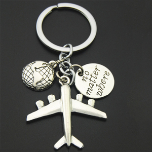 Porte-clés personnalisé avec mots gravés, série <span class=keywords><strong>voyage</strong></span> en <span class=keywords><strong>avion</strong></span> - Product Image 2