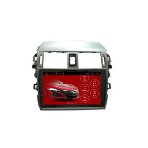 Hot Koop Android 10 1G + 16G Autoradio Multimedia Speler Gps Navigatie Voor Toyota Corolla 2007-2013 2din Dvd Quad- Core