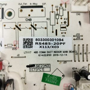 Carte mère de climatiseur Rs485 20pf 803300301094 pour unité intérieure de climatisation centrale - Product Image 2